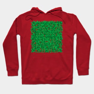 Wood Leaf With Red Fruits Pattern Hoodie